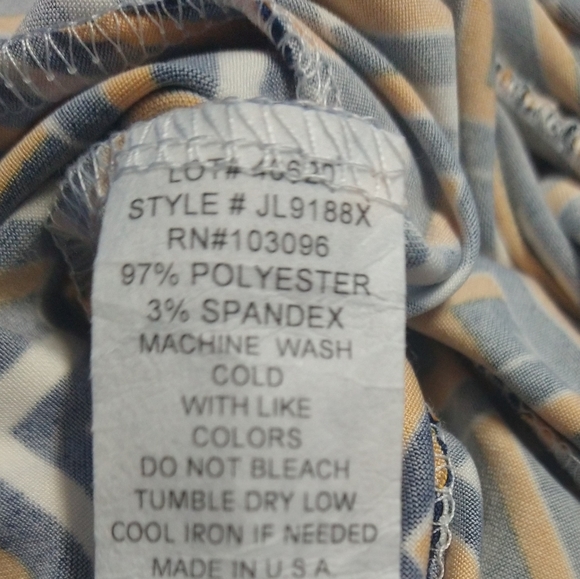 Elegant Maxi wide legged Monogram jumpsuit Plus Sizes comfy & stretchy - Picture 2 of 3